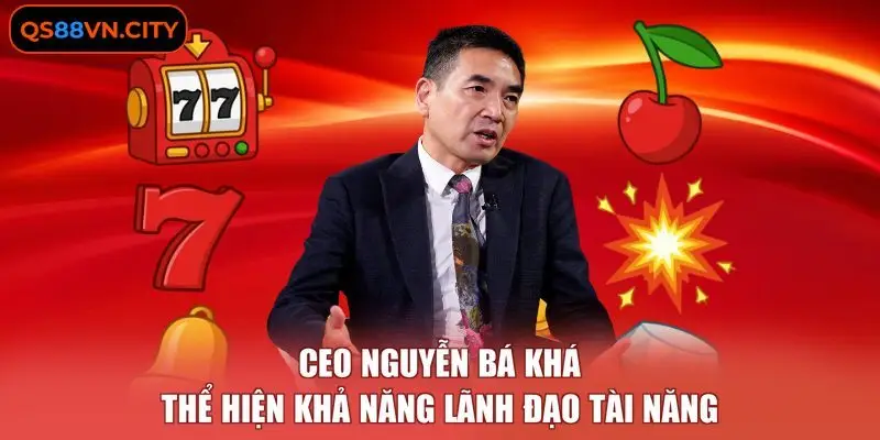 CEO Nguyễn Bá Khá 3 CEO Nguyễn Bá Khá thể hiện khả năng lãnh đạo tài năng