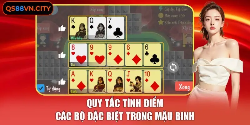 Mậu Binh - Hướng Dẫn Chơi Chi Tiết Và 3 Mẹo Xếp Bài Chuẩn 2 Quy tắc tính điểm các bộ đặc biệt trong Mậu Binh